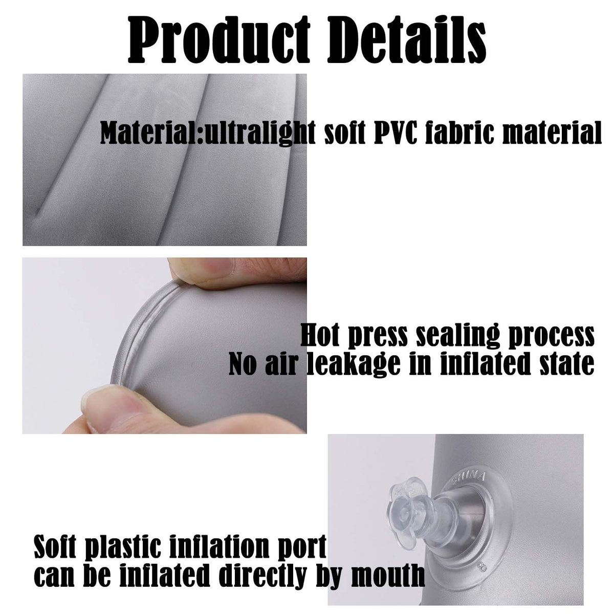 4-Pack Ultralight Inflatable Travel Pillows for Camping