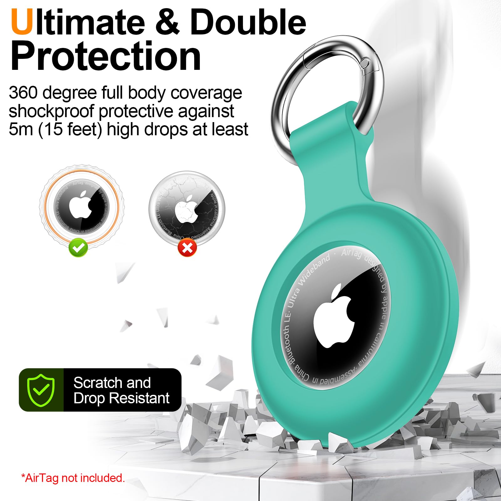 hitfine Designed for airtag Holder case