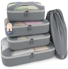 5/8-Piece Packing Cube Set with Travel Laundry Bag