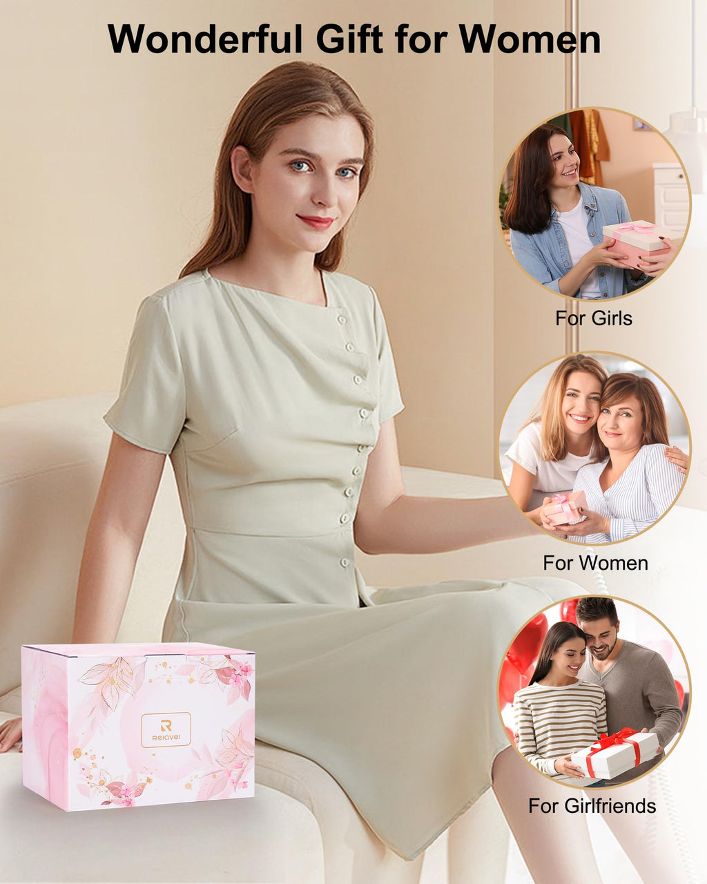 Relavel Makeup Case with Led Mirror