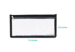 10-Pack Clear Zipper Cash Pouches for Money & Documents