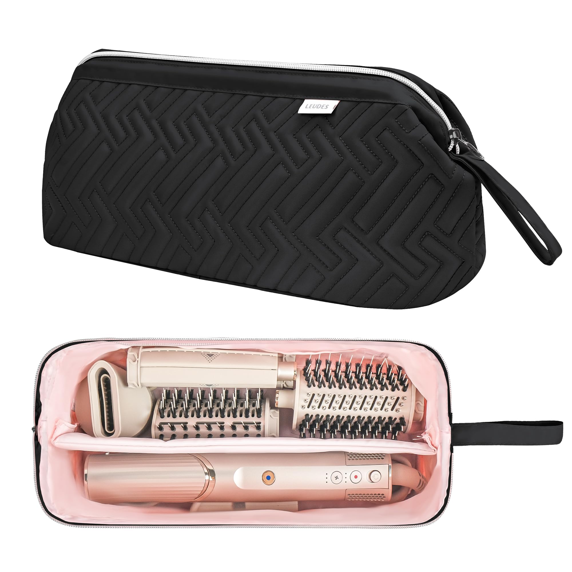 Leudes Hair Tools Travel Bag with Heat Resistant Mat for Shark Flex Style