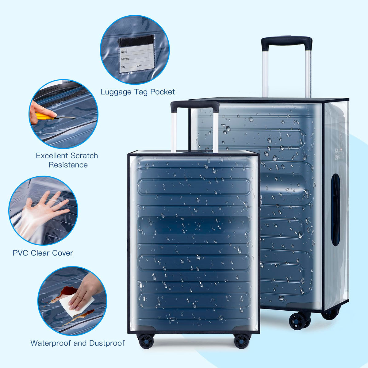 Luggage Cover, TSA Approved Suitcase Cover