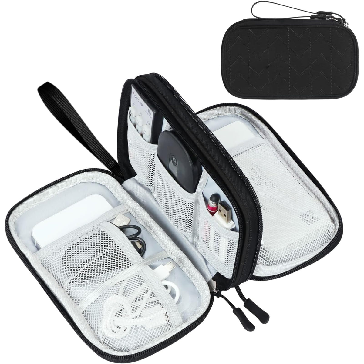 Travel Tech Organizer Pouch for Cables & Electronics