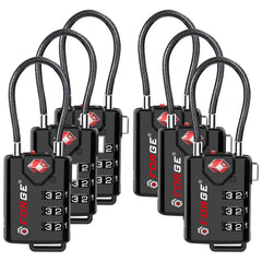 TSA-Approved Resettable Combination Cable Luggage Lock