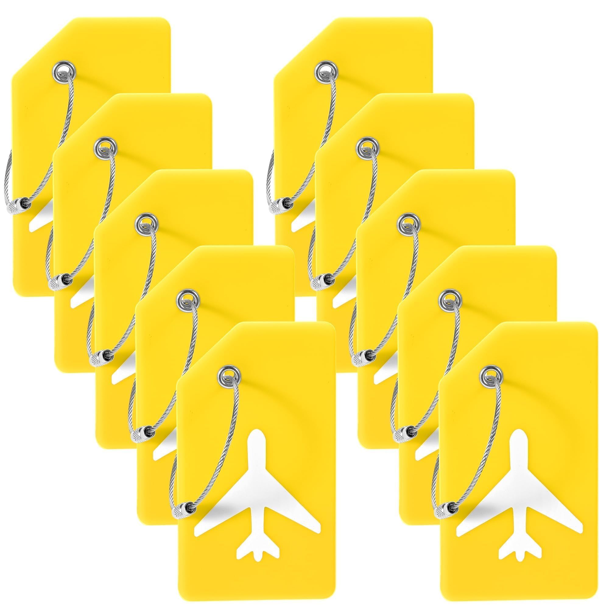 Gostwo Silicone Luggage Tags for Suitcases, Plane Travel Essentials