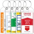 Cruise Luggage Tag Holder for Carnival, NCL, Princess, MSC, Norwegian Ships