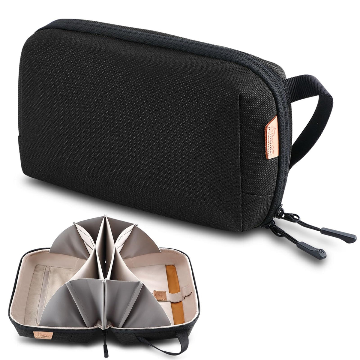 simtoper Electronic Organizer, Travel Cable Electronic Organizer Case Bag