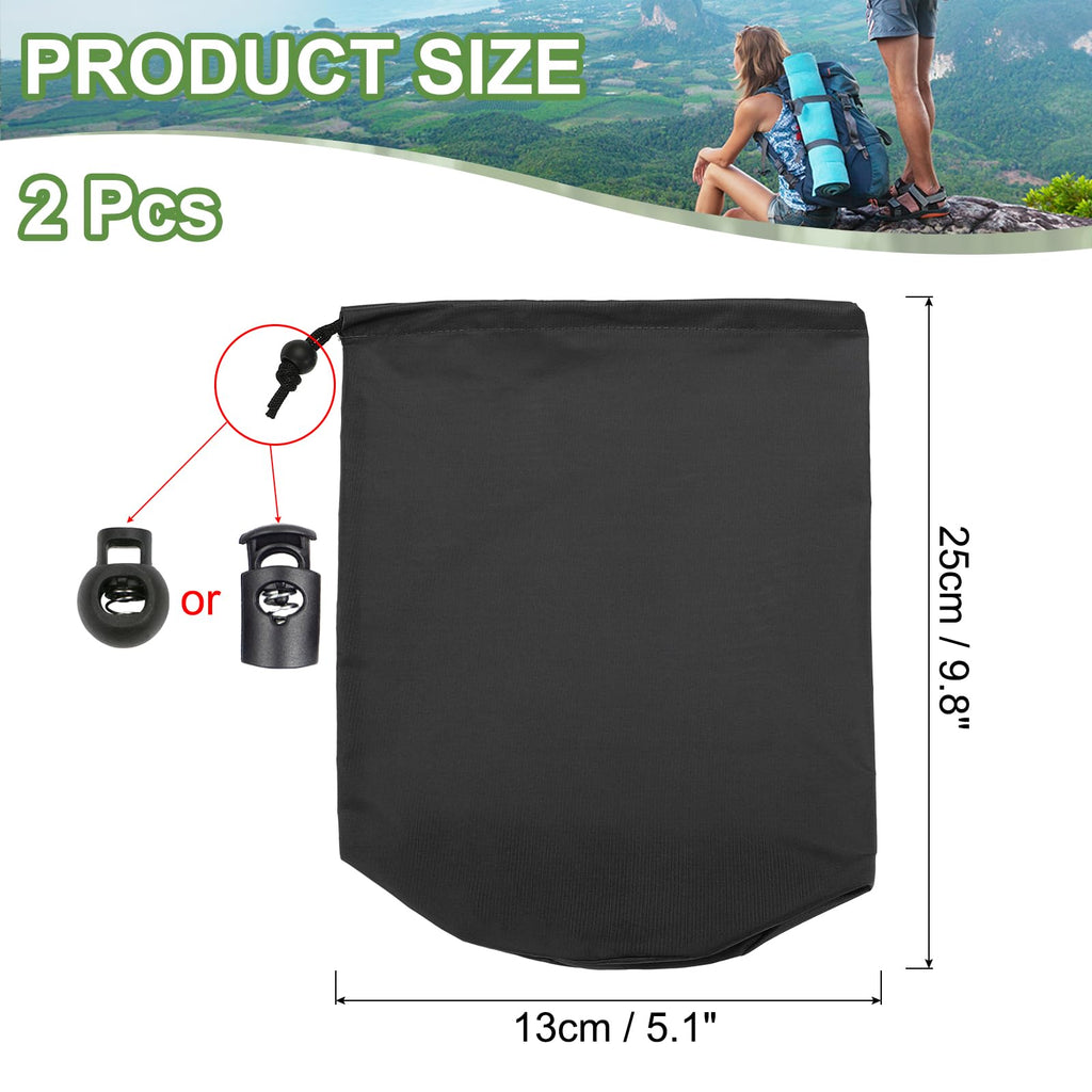 PATIKIL Stuff Sack, Waterproof Outdoor Storage Sack Portable Drawstring Dust Flap Bag Lightweight Sleeping Bag for Camping Hiking Travel