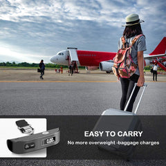 Digital Luggage Scale with 110 lb Capacity & Backlit LCD