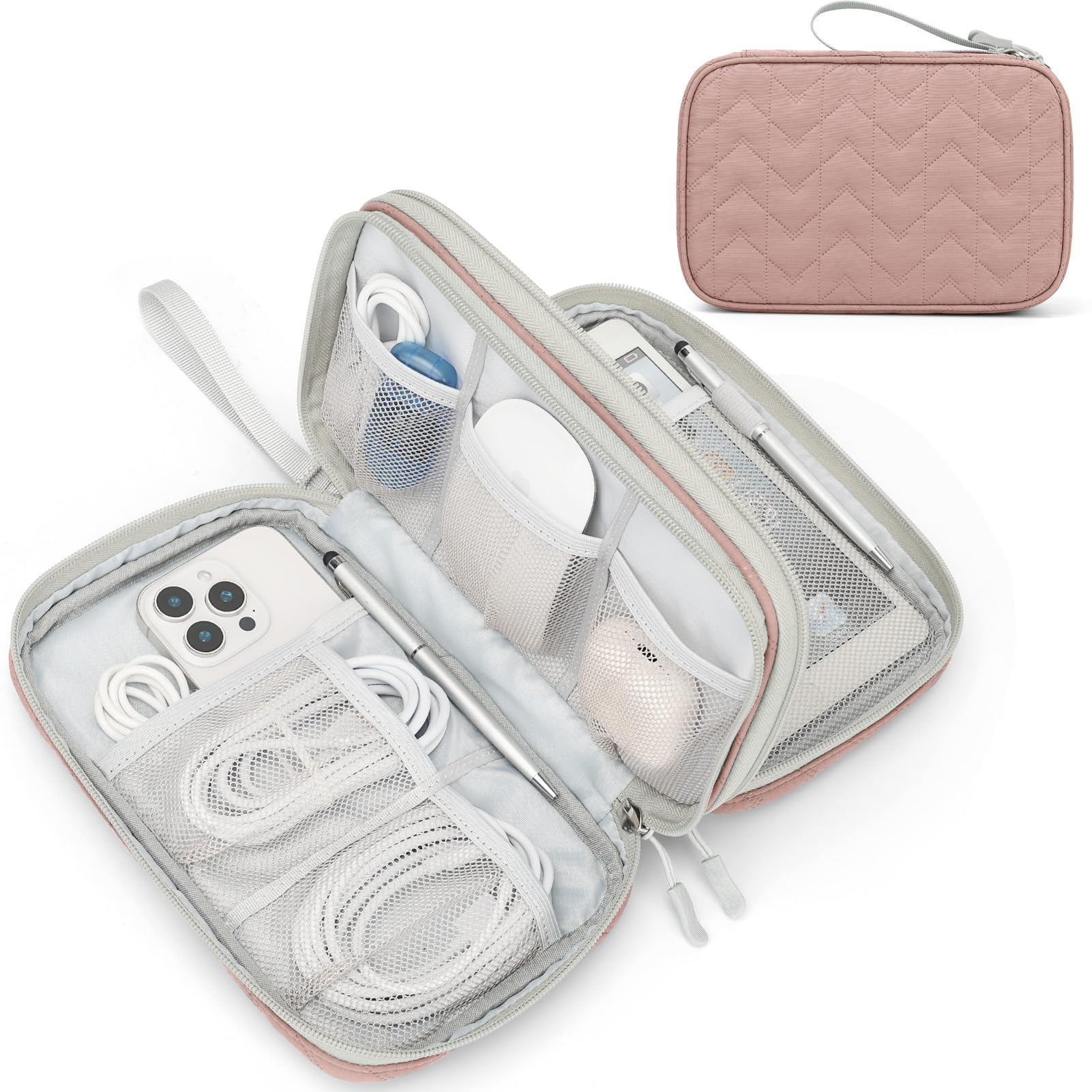 FYY Electronic Organizer, Travel Tech Pouch Bag, Cable Organizer