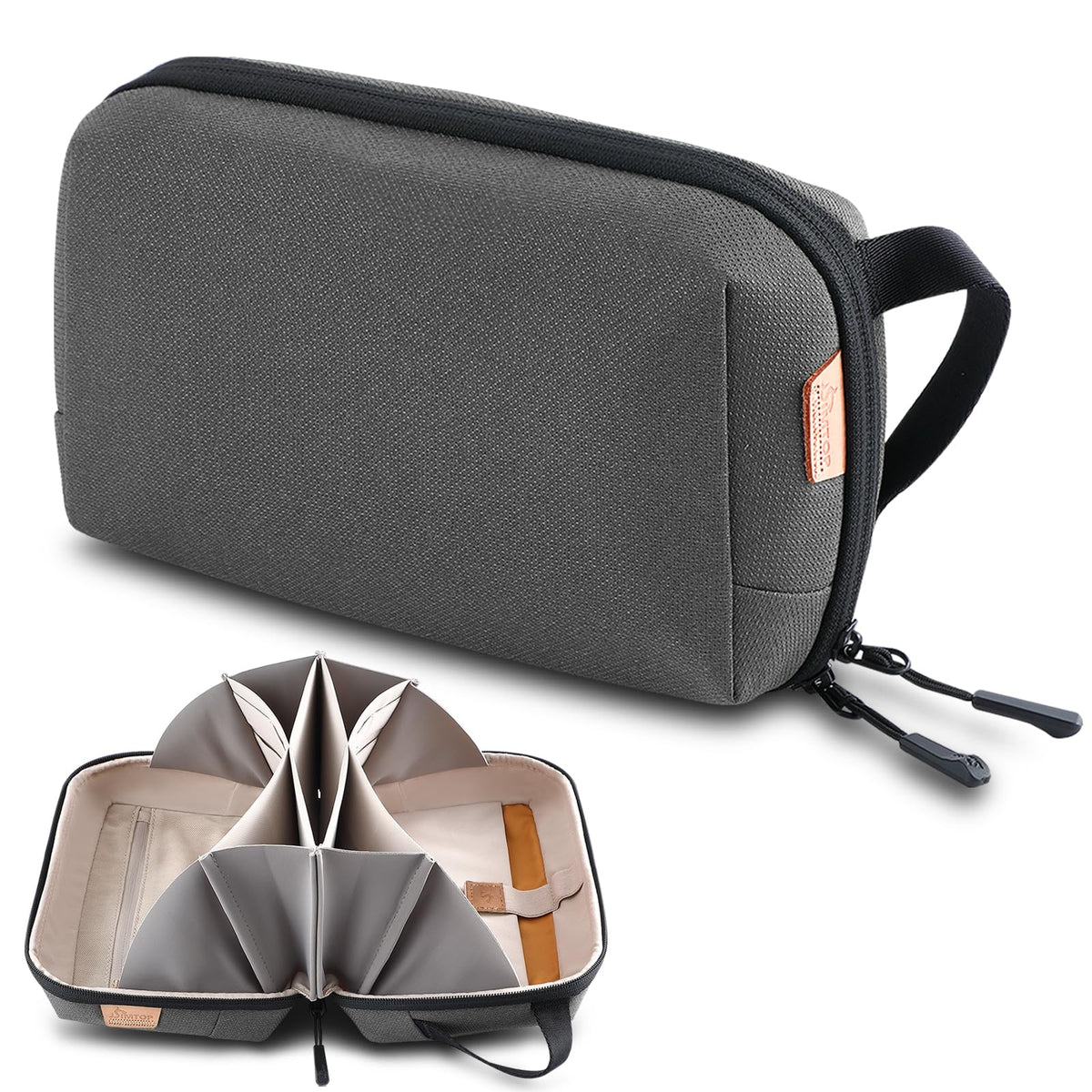 simtoper Electronic Organizer, Travel Cable Electronic Organizer Case Bag