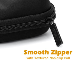 Mini Hard Shell Earbuds Case with Carabiner for Travel