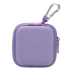 Mini Hard Shell Earbuds Case with Carabiner for Travel