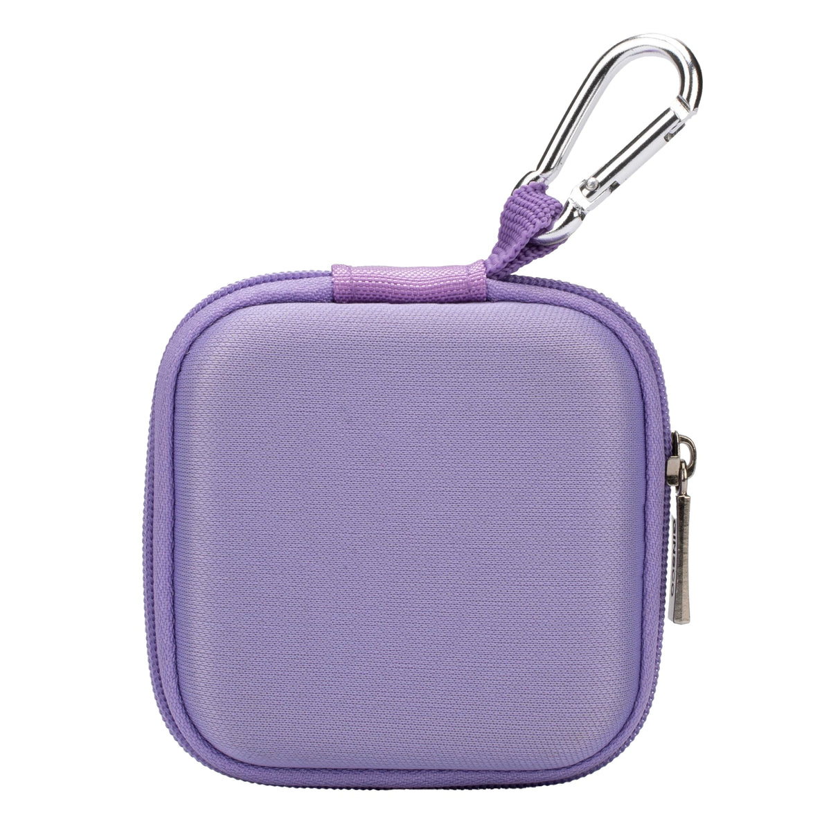 Ginsco Mini-Portable Hard Shell Earbuds Case for Apple EarPods/Samsung Galaxy Wired/Wireless Earbuds, Cell Phone Accessories Organizer with Carabiner for Earphones
