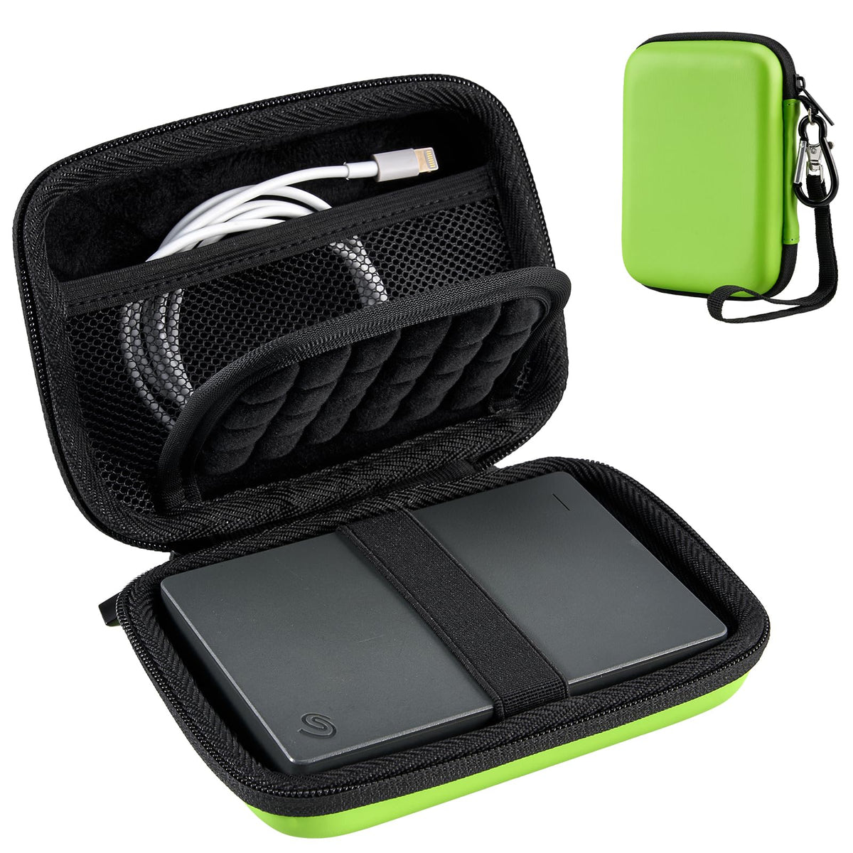 ProCase External Hard Drive Travel Case for 2.5" HDD/SSD