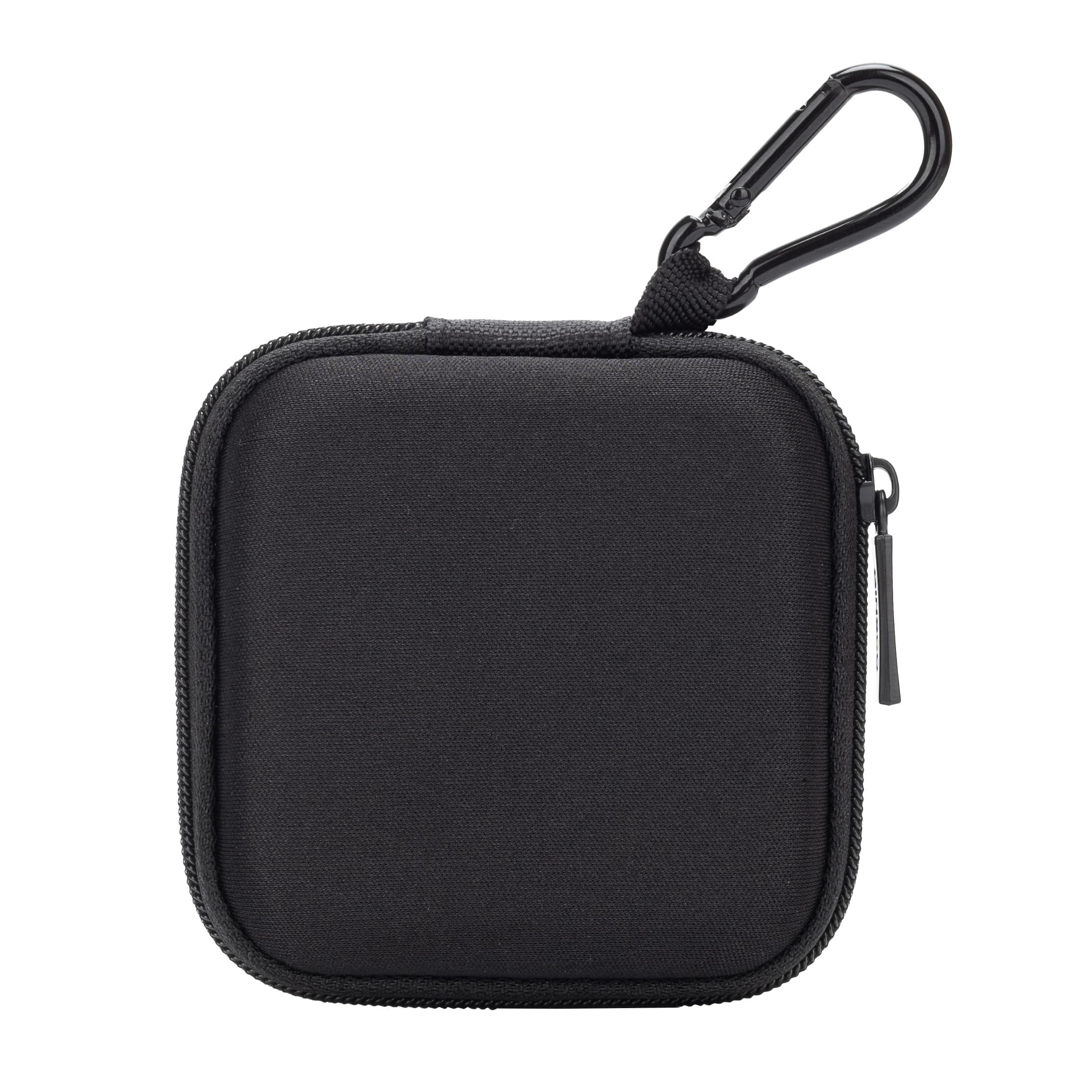 Ginsco Mini-Portable Hard Shell Earbuds Case for Apple EarPods/Samsung Galaxy Wired/Wireless Earbuds, Cell Phone Accessories Organizer with Carabiner for Earphones