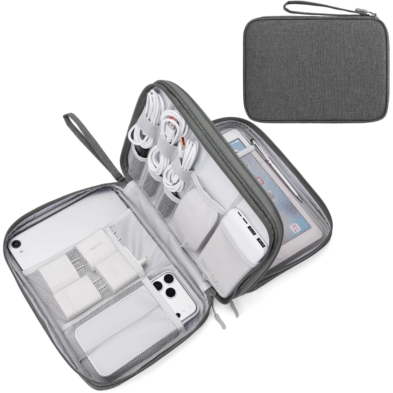 FYY Electronic Organizer, Travel Tech Pouch Bag, Cable Organizer