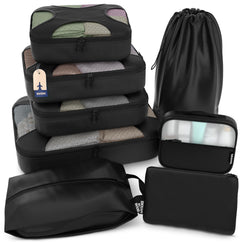 5/8-Piece Packing Cube Set with Travel Laundry Bag