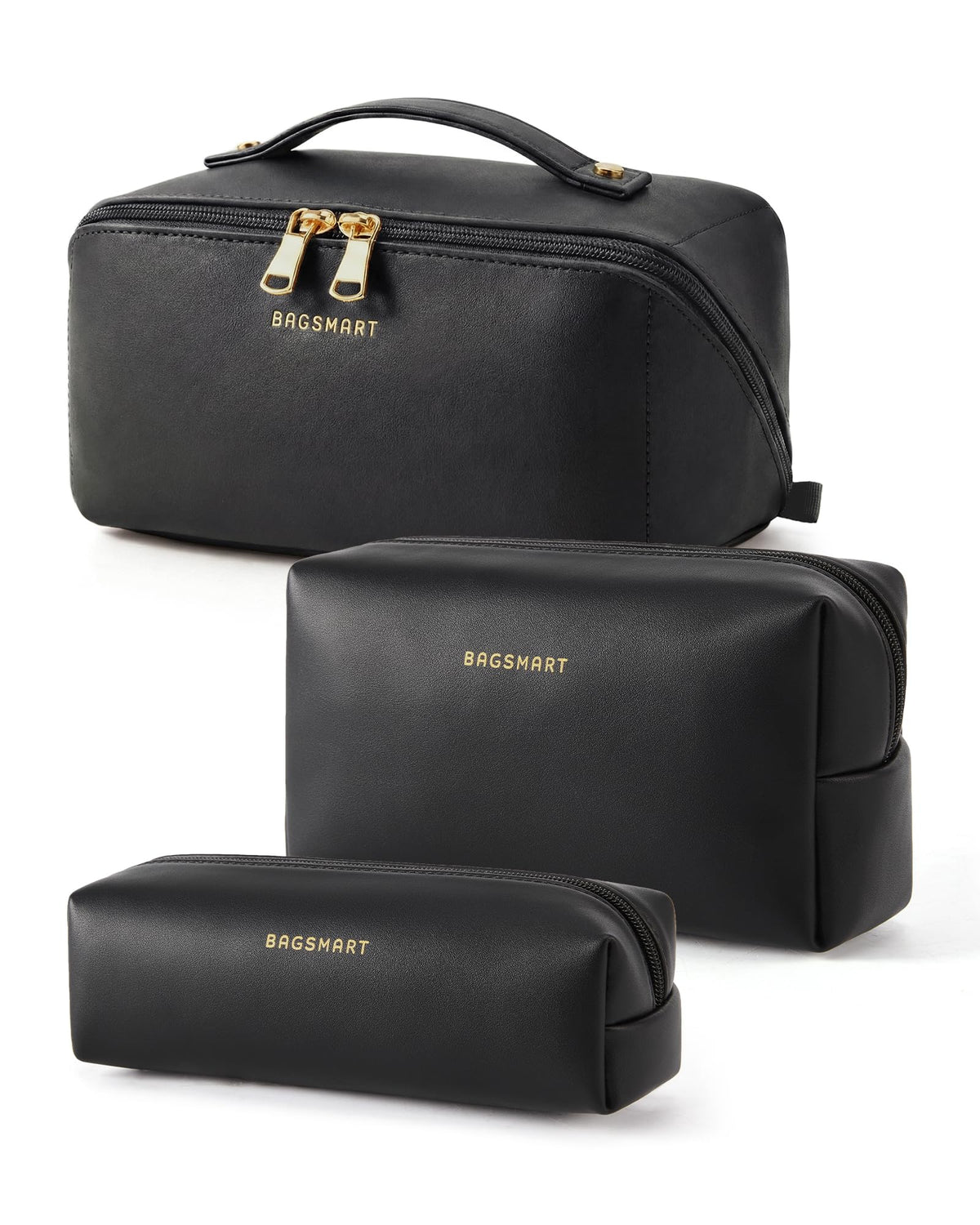 BAGSMART Makeup Bag Travel Toiletry Bag for Women, Make Up Bags