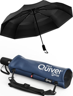 100 MPH Windproof Compact Auto-Folding Travel Umbrella