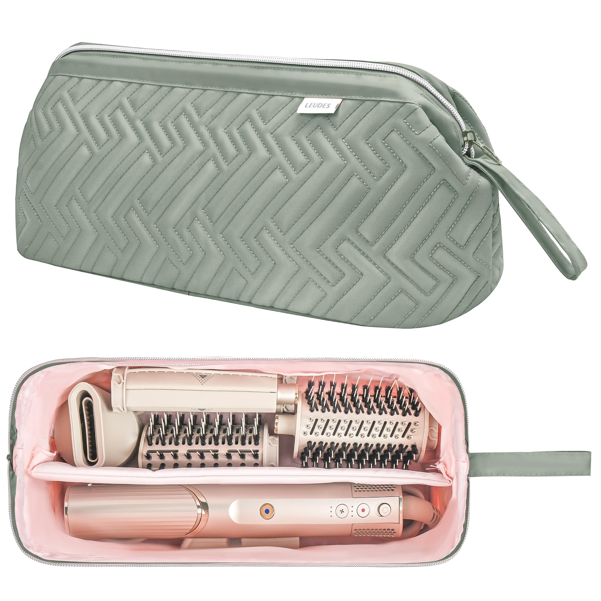 Leudes Hair Tools Travel Bag with Heat Resistant Mat for Shark Flex Style