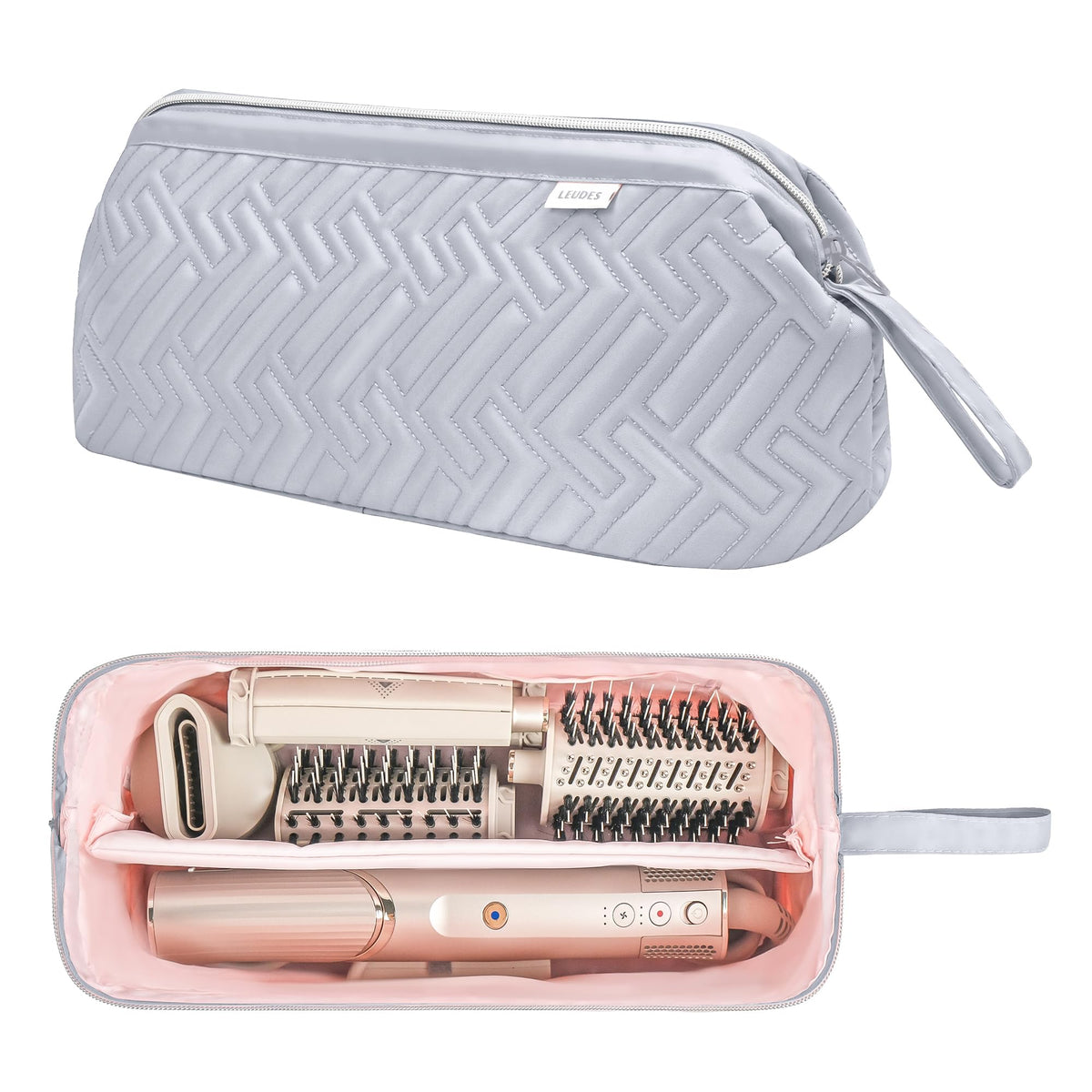 Leudes Hair Tools Travel Bag with Heat Resistant Mat for Shark Flex Style