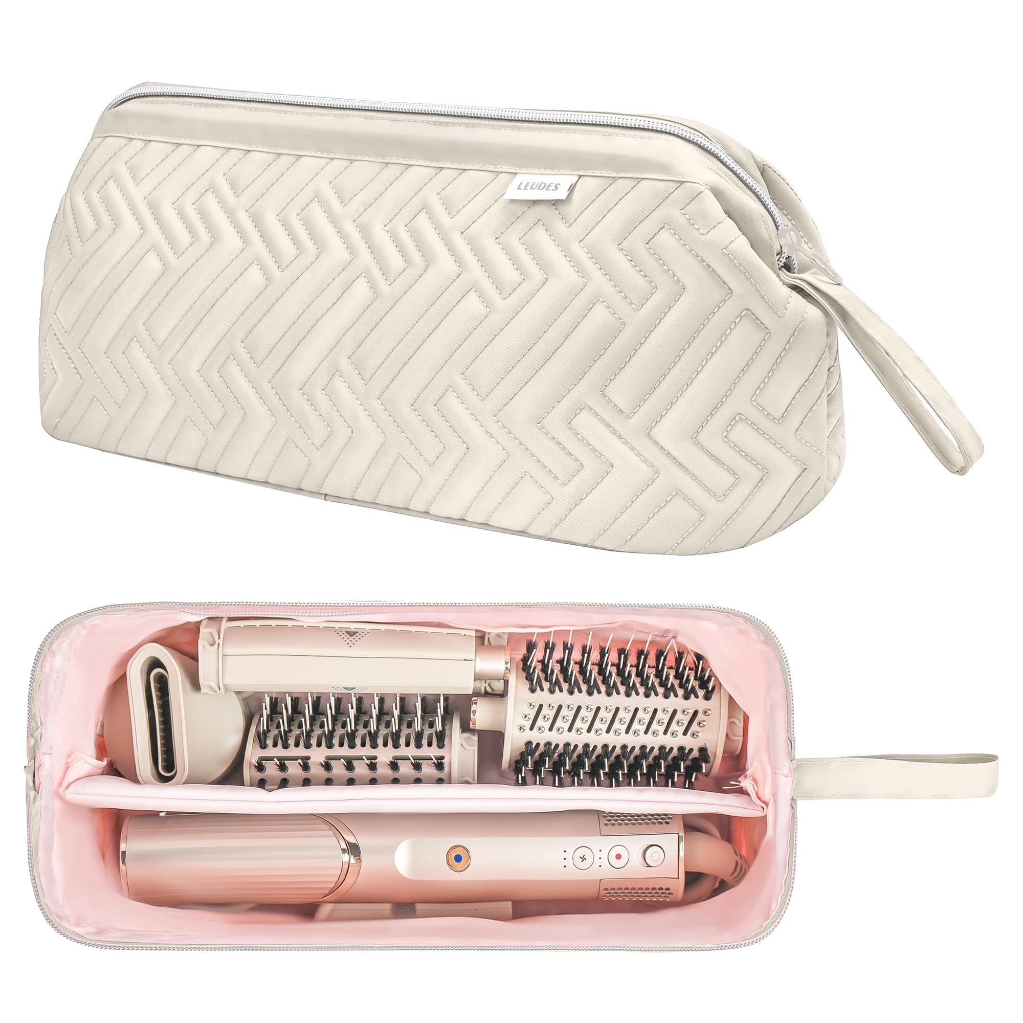 Leudes Hair Tools Travel Bag with Heat Resistant Mat for Shark Flex Style
