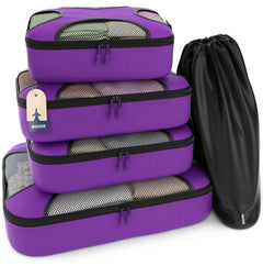 5/8-Piece Packing Cube Set with Travel Laundry Bag
