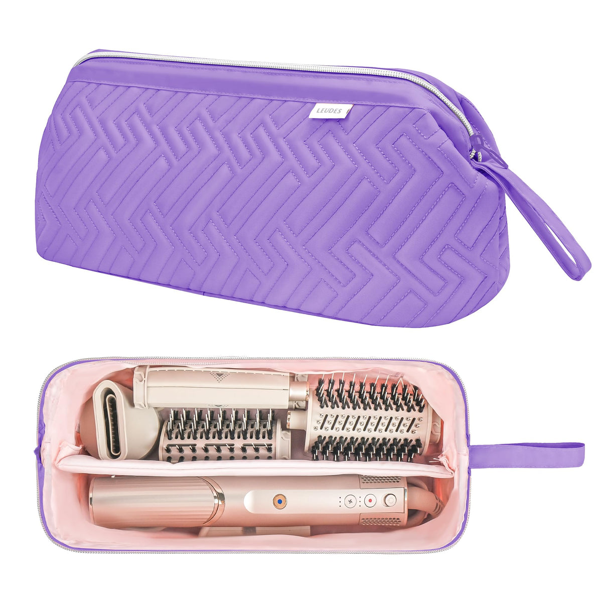 Leudes Hair Tools Travel Bag with Heat Resistant Mat for Shark Flex Style