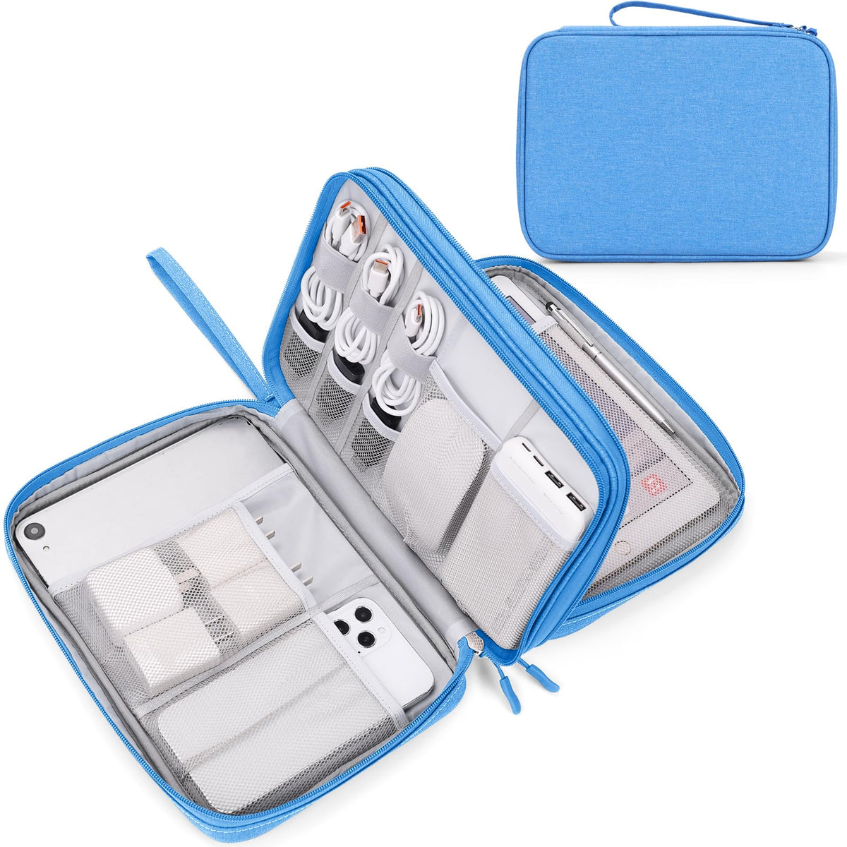 FYY Electronic Organizer, Travel Tech Pouch Bag, Cable Organizer