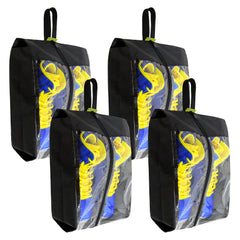 6-Pack Zippered Travel Shoe Bags with Carry Handles
