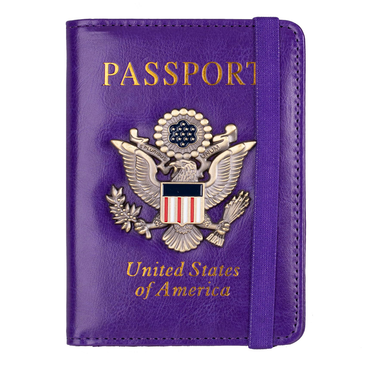TOURSUIT RFID Blocking Passport Holder, Leather Travel Wallet
