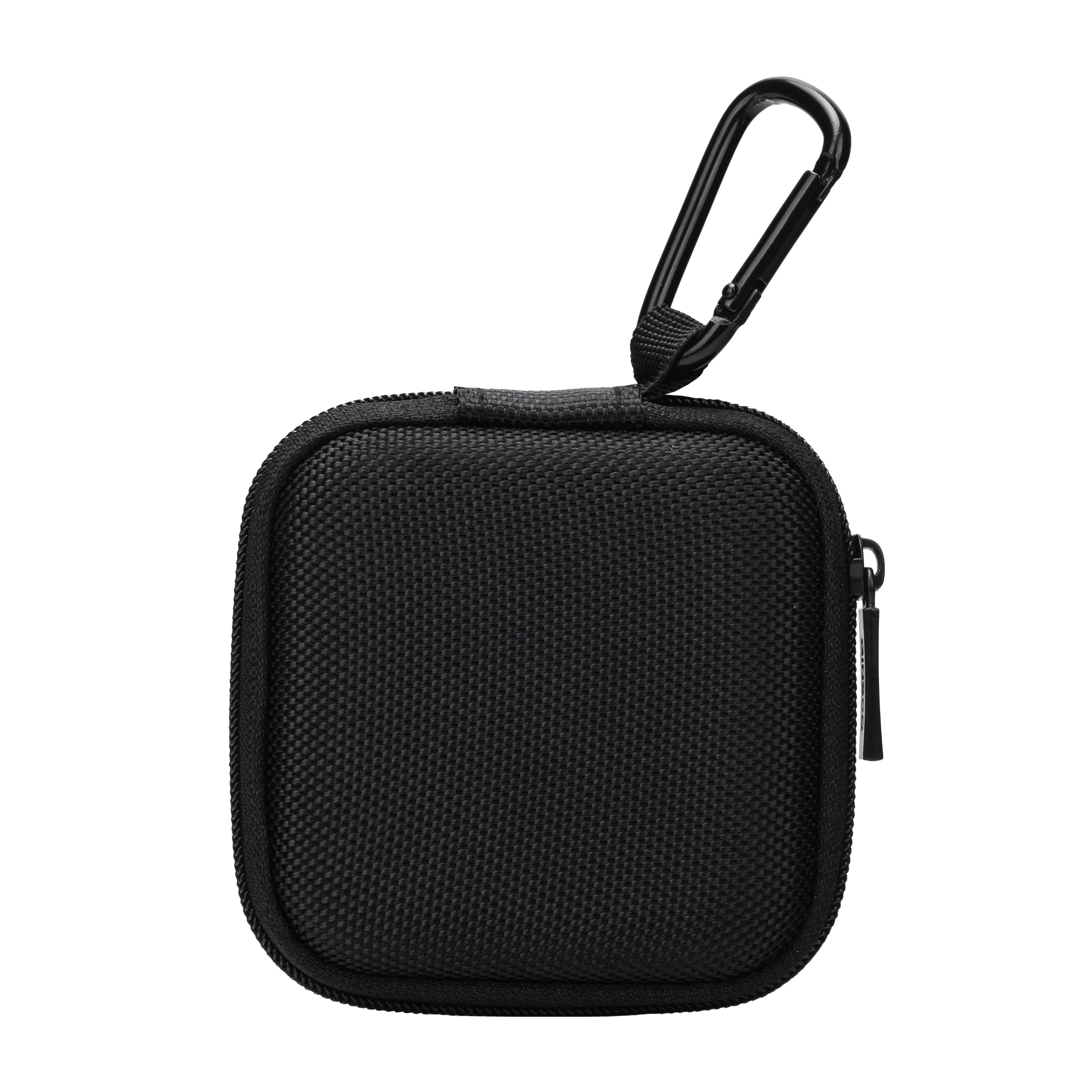 Ginsco Mini-Portable Hard Shell Earbuds Case for Apple EarPods/Samsung Galaxy Wired/Wireless Earbuds, Cell Phone Accessories Organizer with Carabiner for Earphones