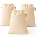 LEAFICO Reusable Produce Bags - Cloth Bags with Drawstrings Muslin Fabric Bag