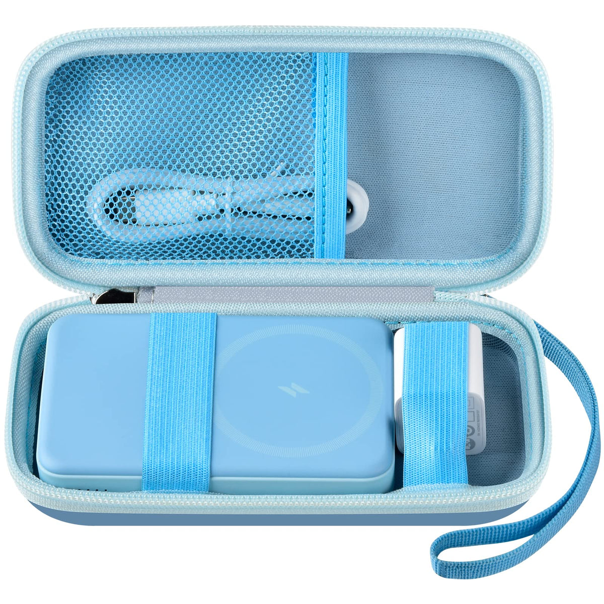 Case for Anker Magnetic Battery 10,000mAh Foldable Wireless Portable Charger, 633/622/621/321 5,000mAh Power Bank (MagGo) Holder, Storage for Baseus Power Delivery -Case Only