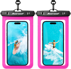 2-Pack IPX8 Universal Waterproof Phone Pouches for Travel