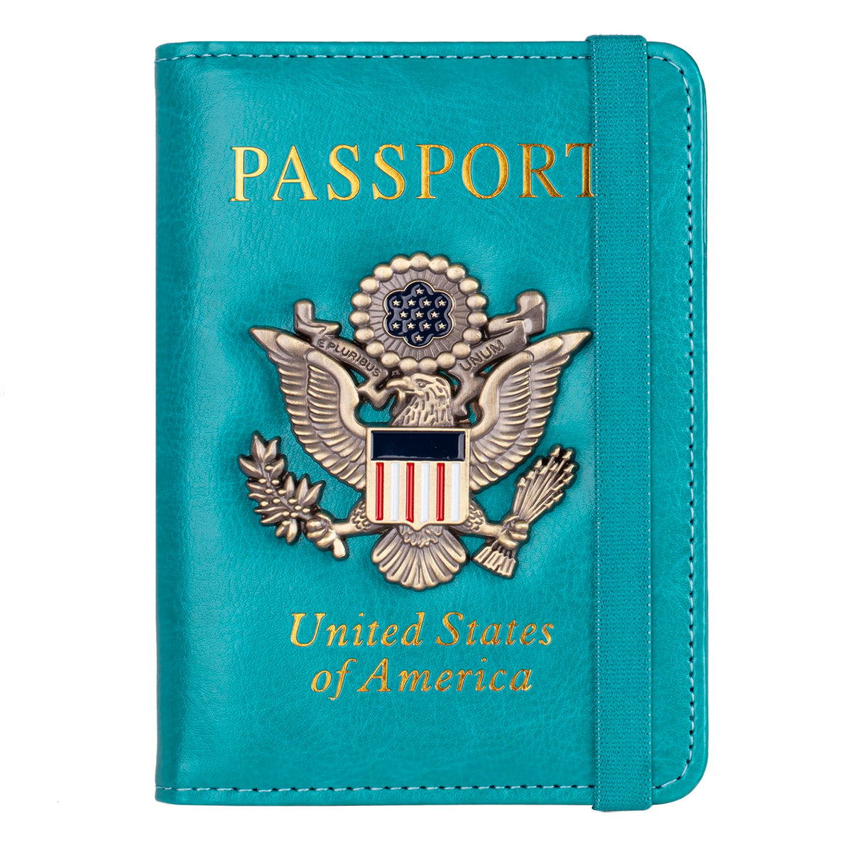 TOURSUIT RFID Blocking Passport Holder, Leather Travel Wallet