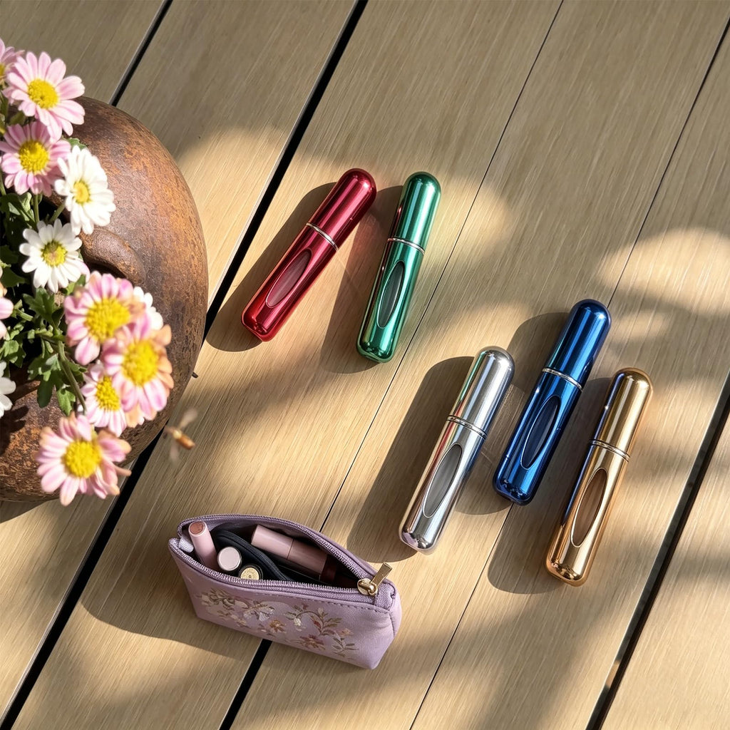TiddieBair Mini Perfume Travel Refillable Bottle, Perfume Atomizer