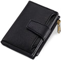 Airkit Wallet Women, Small Wallet for Women Leather, Ladies Bifold Compact RFID Blocking Credit Card Holder, Girls Mini Travel Purse, Pocket Passport Wallet with 4 ID Window