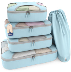 5/8-Piece Packing Cube Set with Travel Laundry Bag