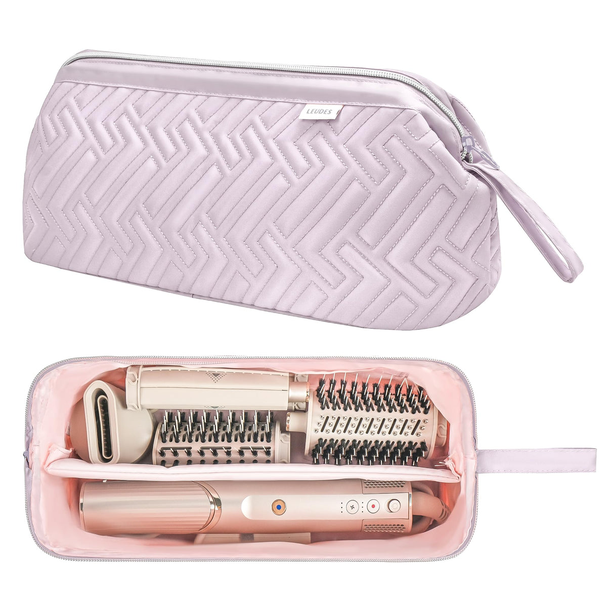 Leudes Hair Tools Travel Bag with Heat Resistant Mat for Shark Flex Style