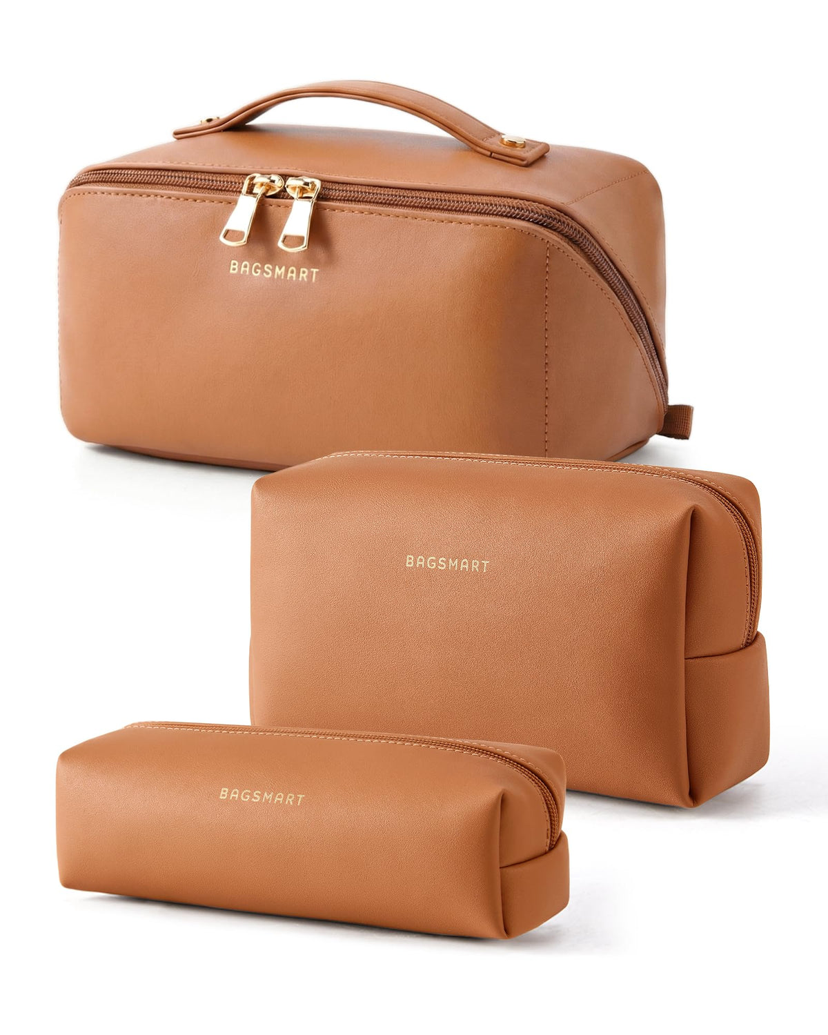 BAGSMART Makeup Bag Travel Toiletry Bag for Women, Make Up Bags
