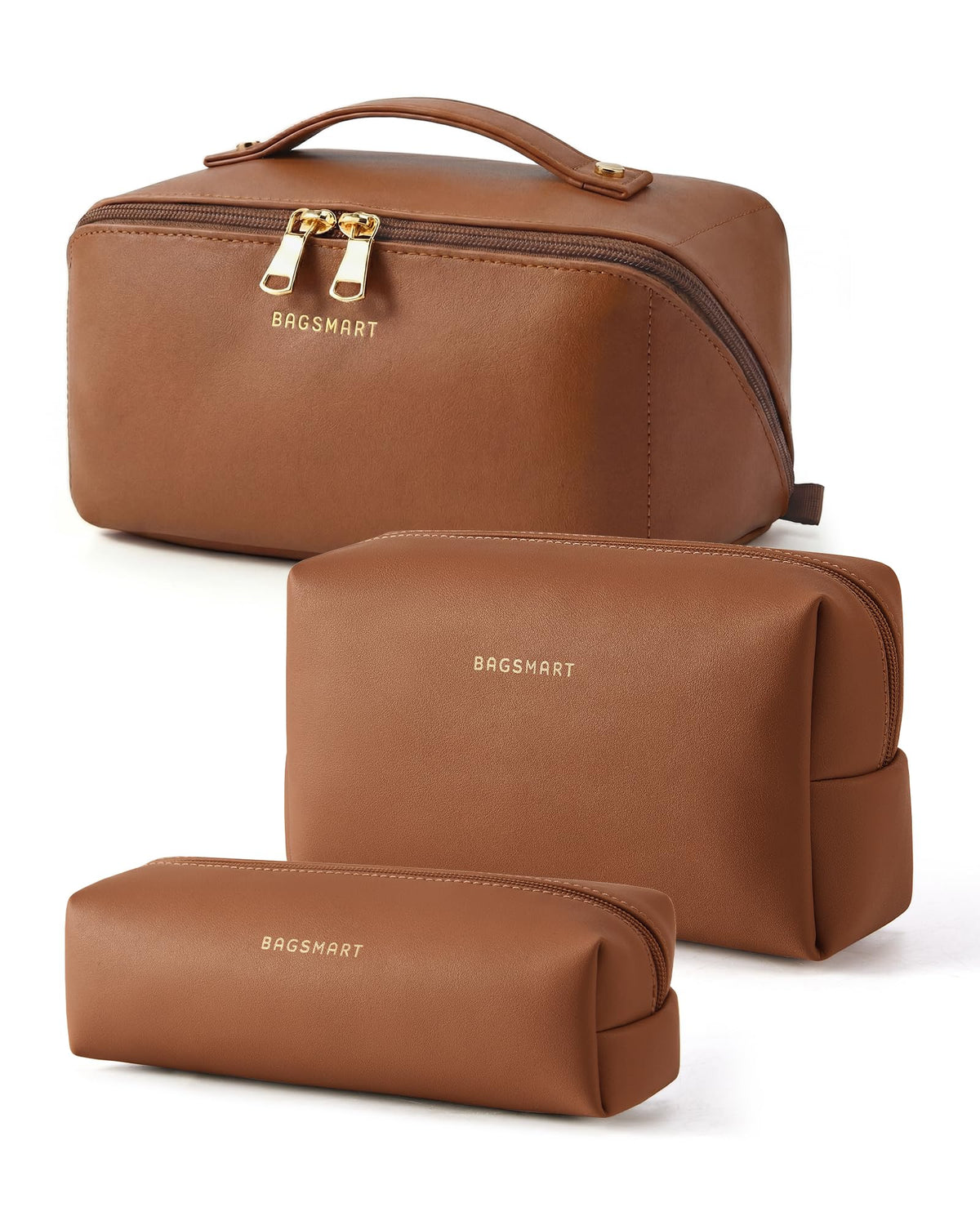 BAGSMART Makeup Bag Travel Toiletry Bag for Women, Make Up Bags