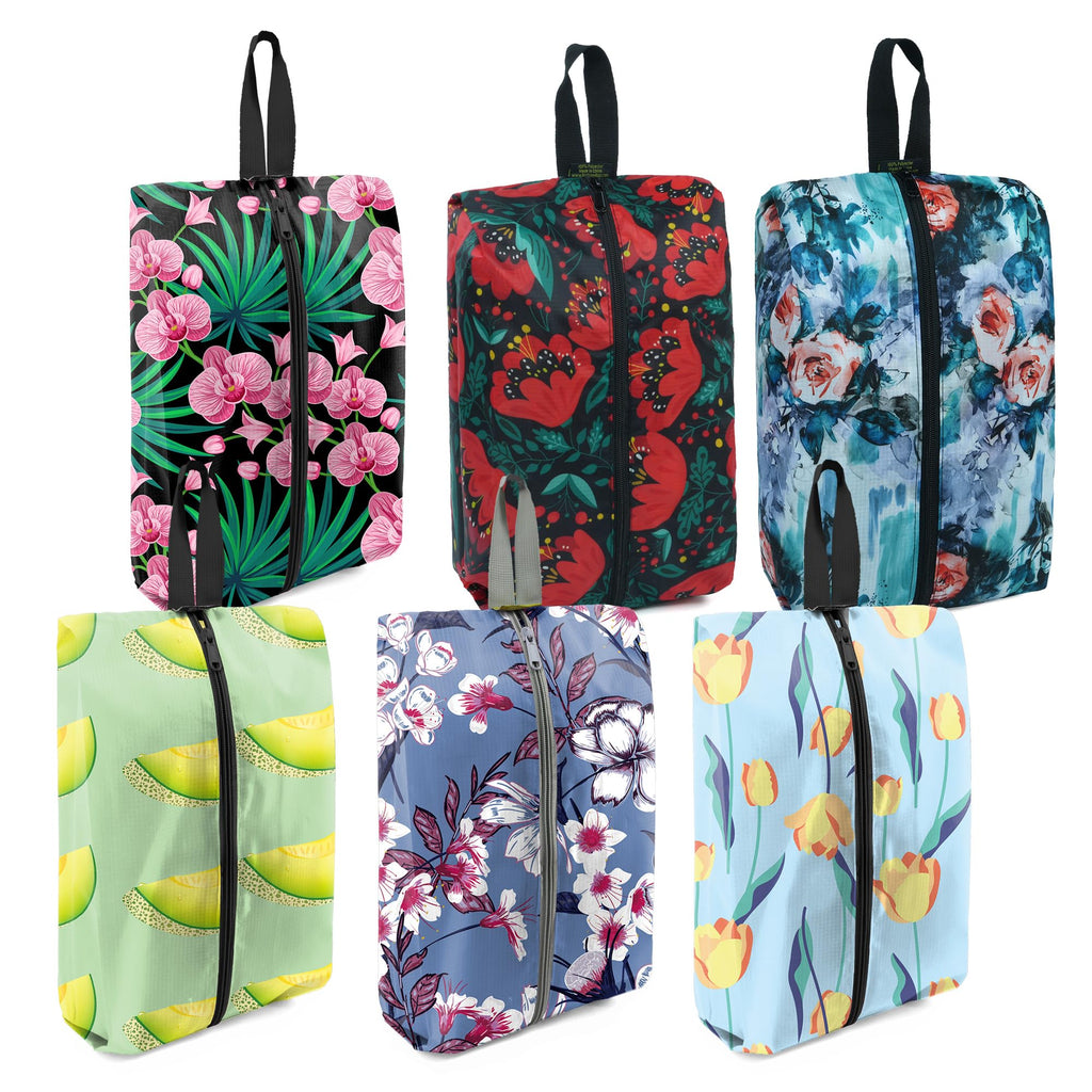 BeeGreen 6/8/12 Packs Shoe Organizer Shoe Bags For Travel with Zipper Closure, Shoe Storage Organizer with Handle