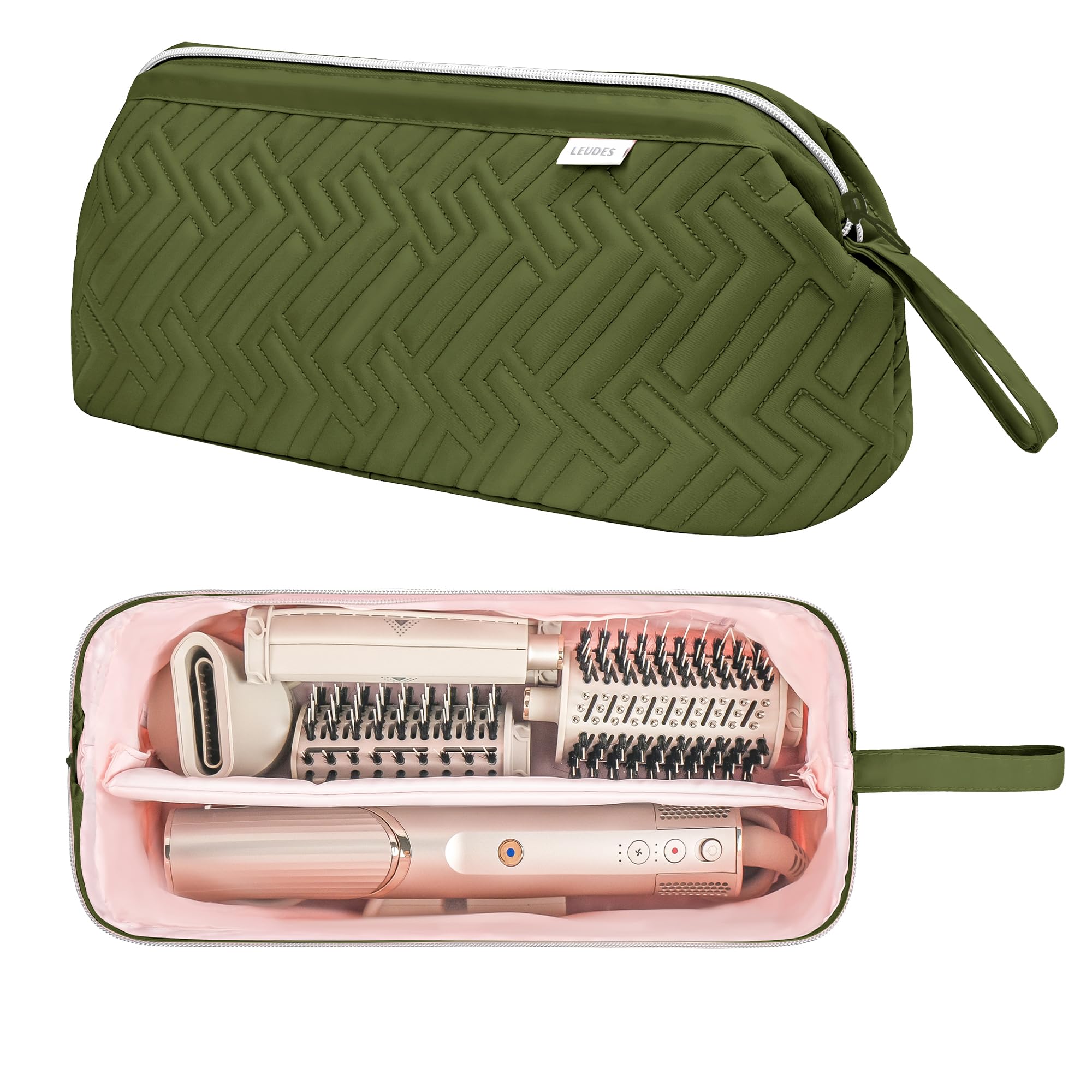 Leudes Hair Tools Travel Bag with Heat Resistant Mat for Shark Flex Style