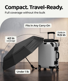 100 MPH Windproof Compact Auto-Folding Travel Umbrella