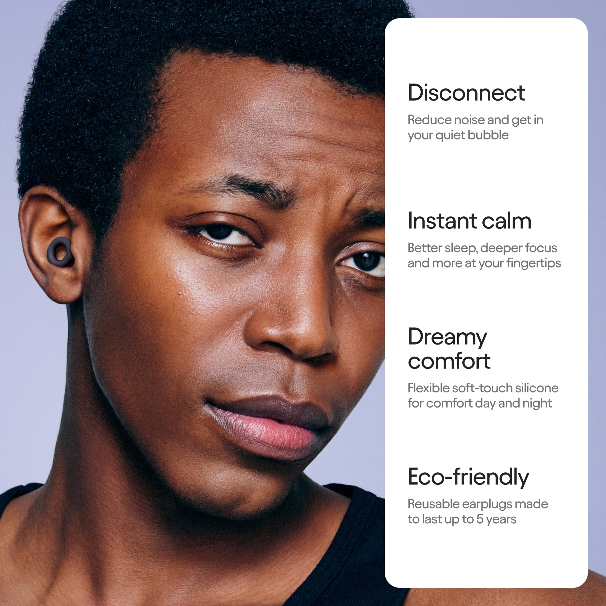 Loop Quiet 2 Ear Plugs - Ultra-Comfy Reusable Hearing Protection for Sleep