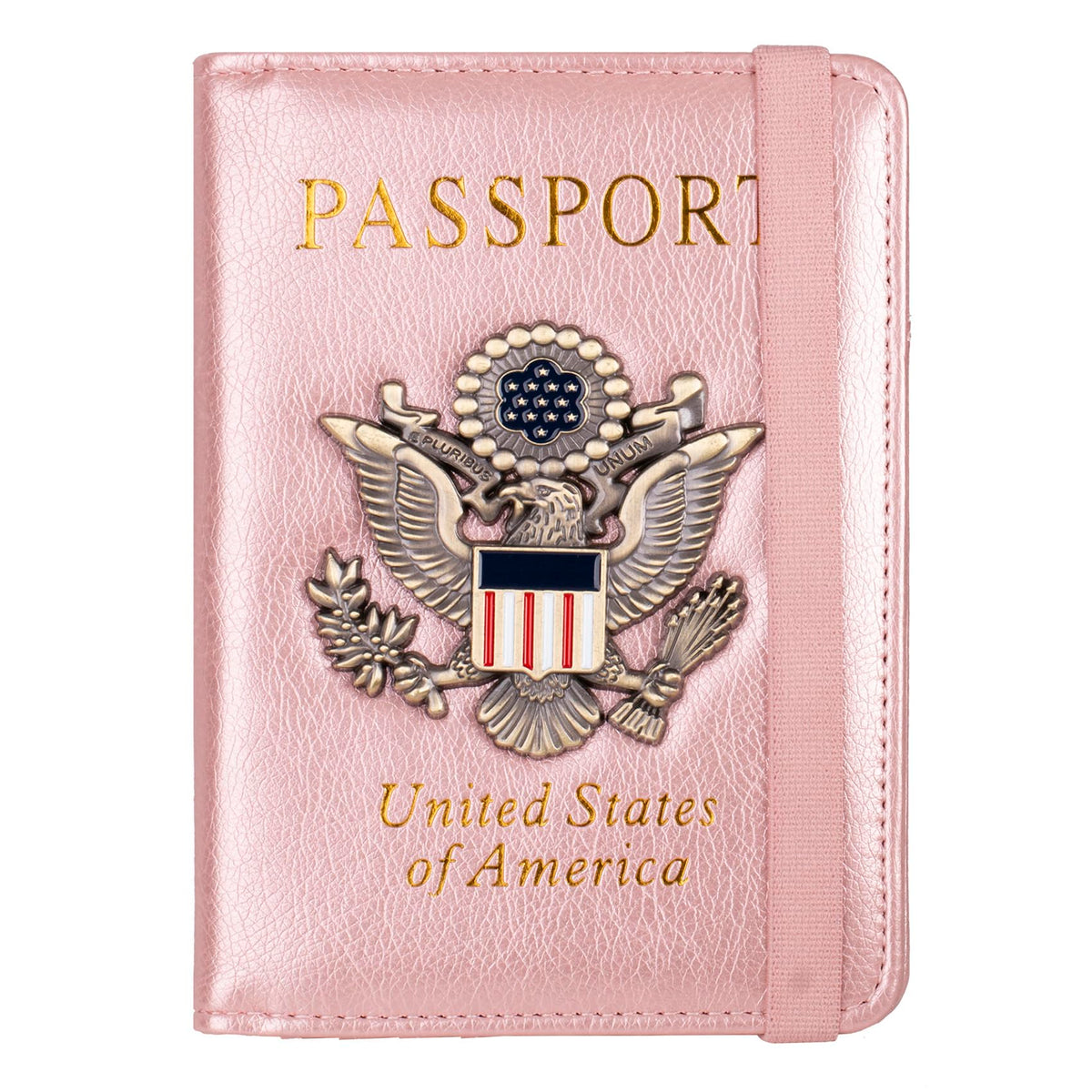 RFID Blocking Leather Passport Holder & Travel Wallet