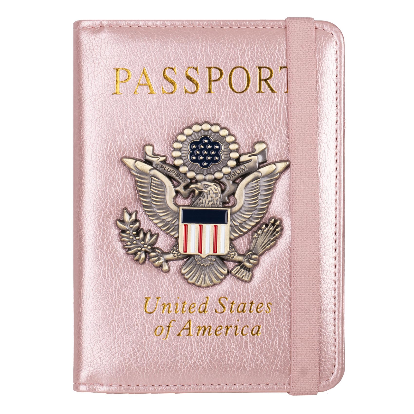 TOURSUIT RFID Blocking Passport Holder, Leather Travel Wallet